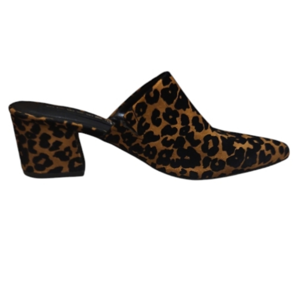 Steven By Steve Madden - Textured Cheetah Mules H… - image 3